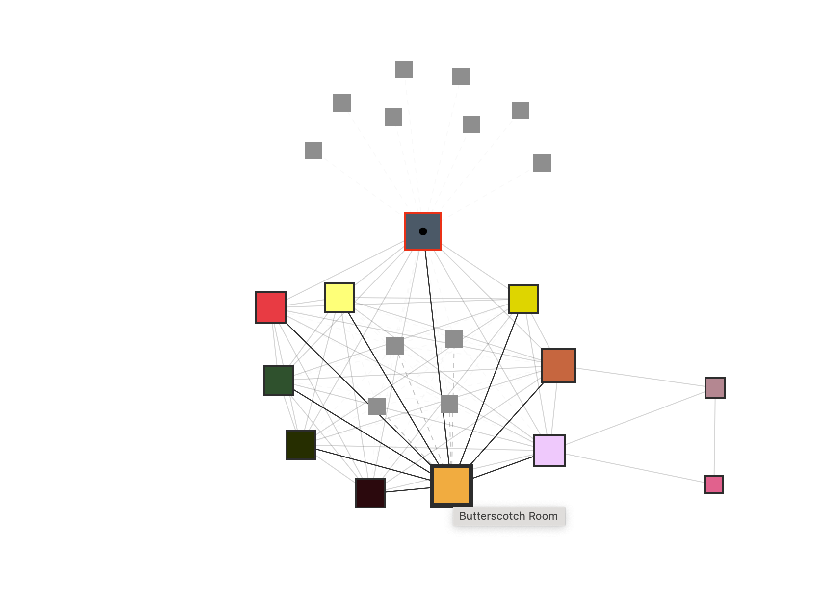 node map with tooltip